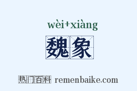 魏象是什么意思的图片